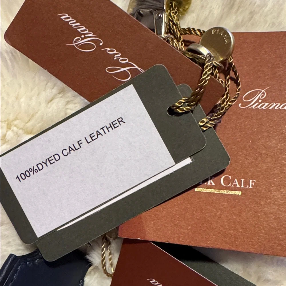 Loro Piana Genuine Silk Calfskin Leather Reversible Bag/Belt Strap, $960 MSRP